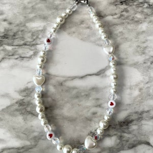 Pearl phone charm / valentine&#39;s day gift her / Valentine&#39;s day phone charm / phone strap / y2k accessories / gifts for your girl /
