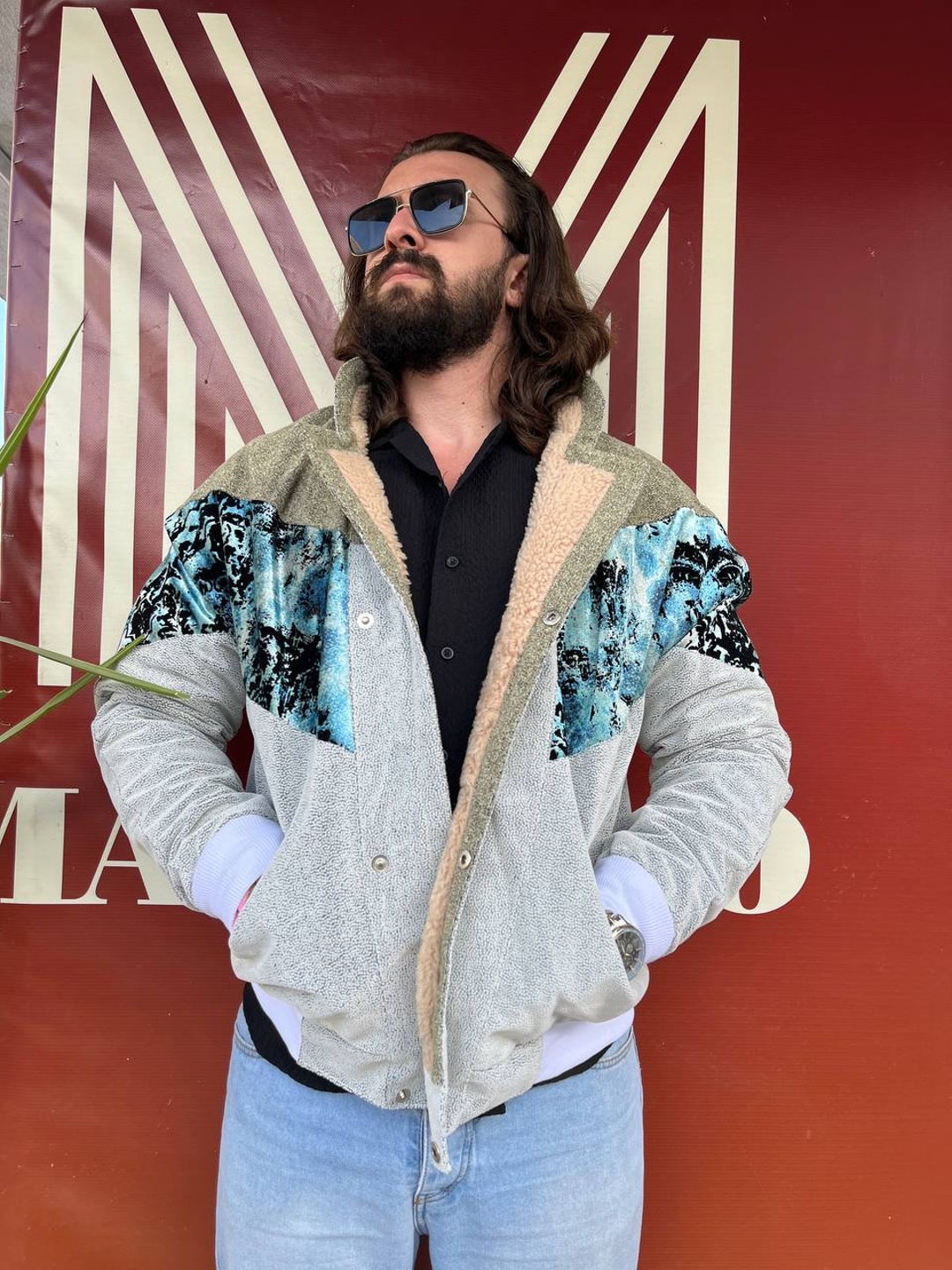 Baja Print Men's Bomber Jacket
