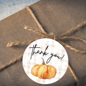 Printable Pumpkin Thank You Tags Little Pumpkin Baby Shower Party ...