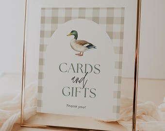 Printable Mallard Duck Baby Shower Gifts Sign Duck Theme Table Decor For Baby Shower Duck Hunting Baby Shower Ideas Gender Neutral Shower