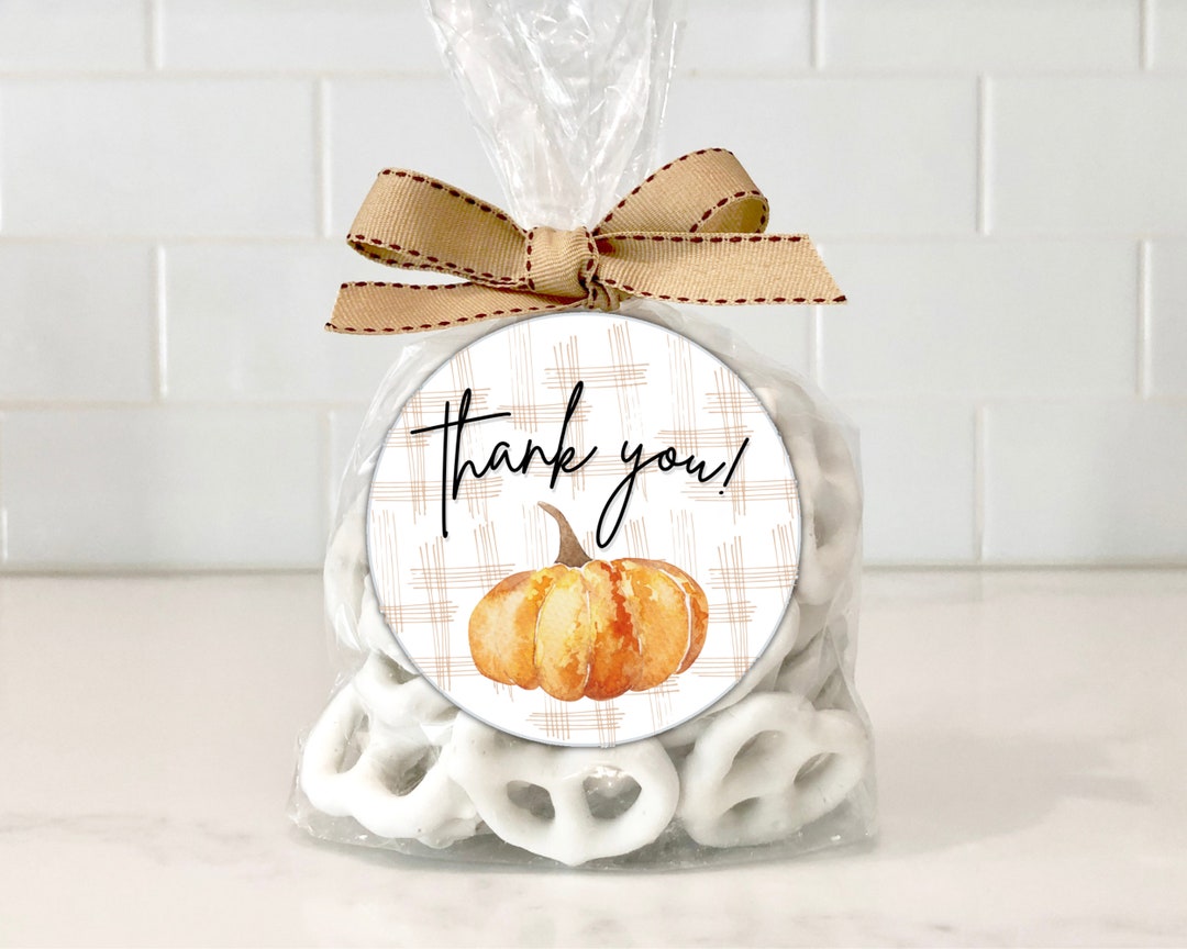 Printable Pumpkin Thank You Tags Little Pumpkin Baby Shower - Etsy