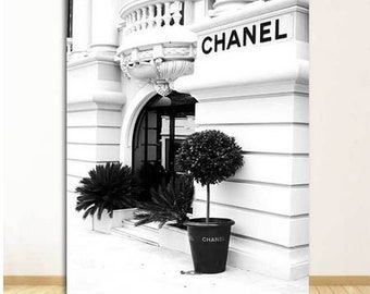 Black and gold Posters dahlia art Print Fashion Wall Art Inspirational Quote Vanity Decor Coco Paris Print Dressing Room Art Set of 3