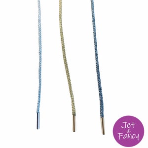 Metallic lurex necklace cord