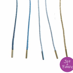 Metallic lurex bracelet cord