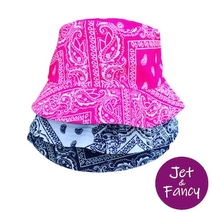 Bandana bucket hat