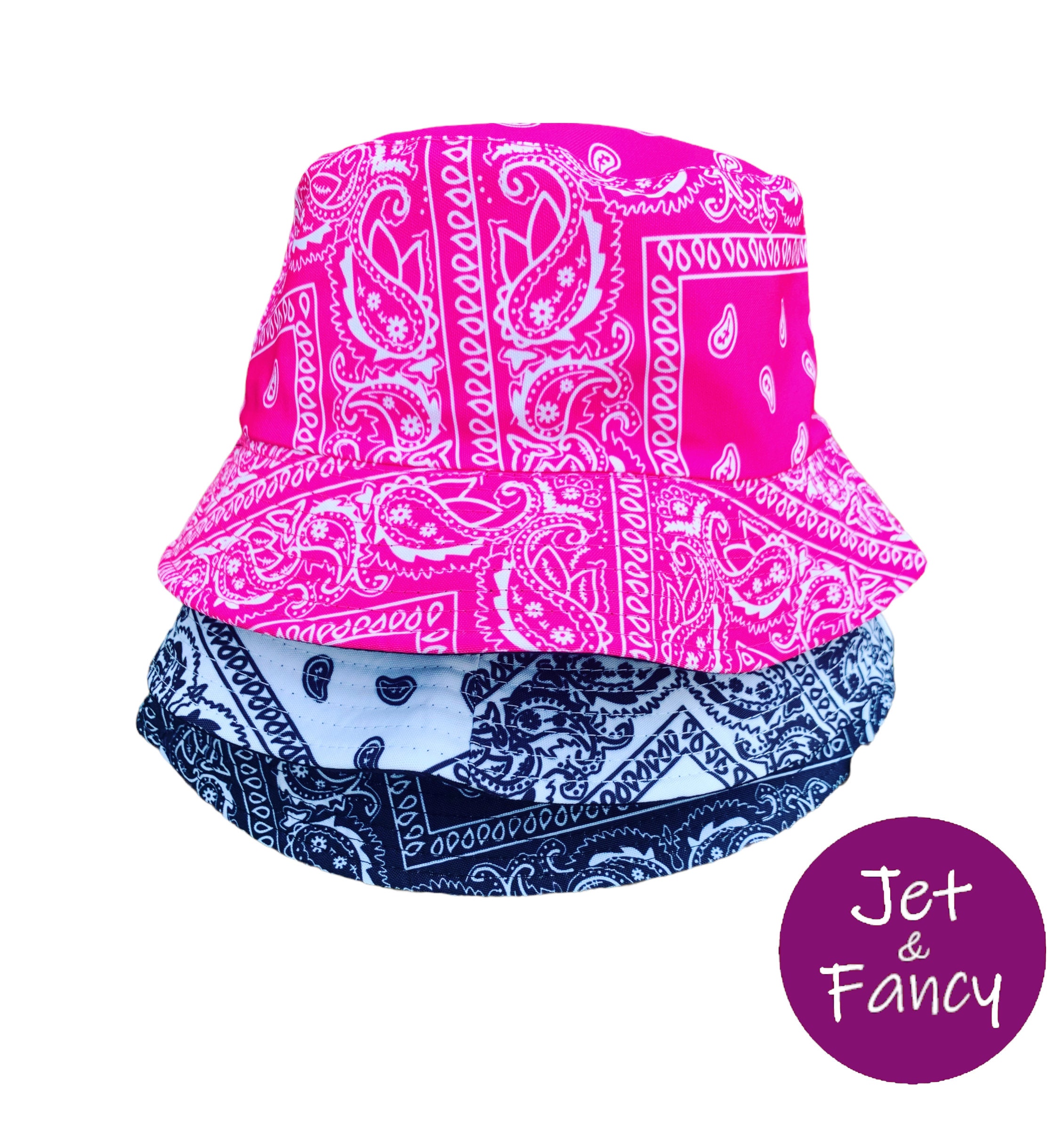 Supreme Bandana Bucket Hat Pink –