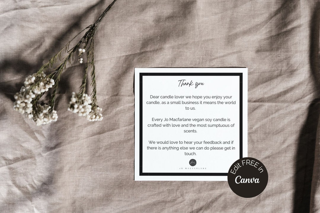 Thank You Candle main image 1