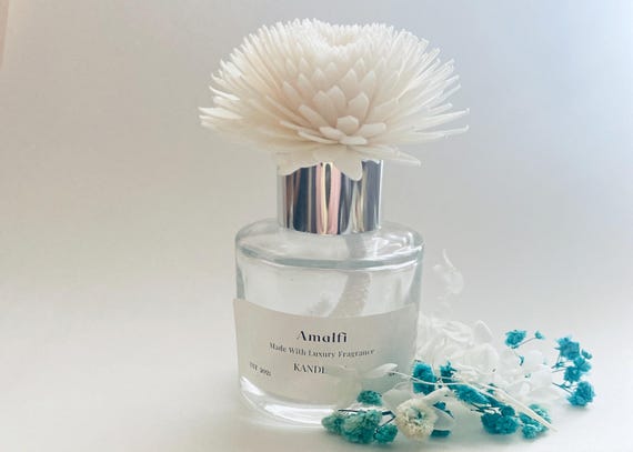 Pretty Flower Reed Diffuser/ 50ml Glass Bottle