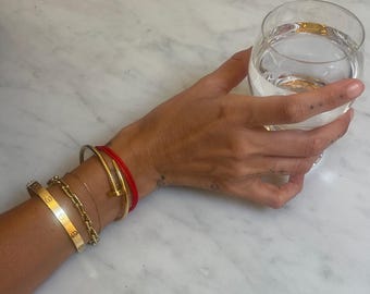 Pulsera de hilo rojo para la buena suerte, protección y bendiciones