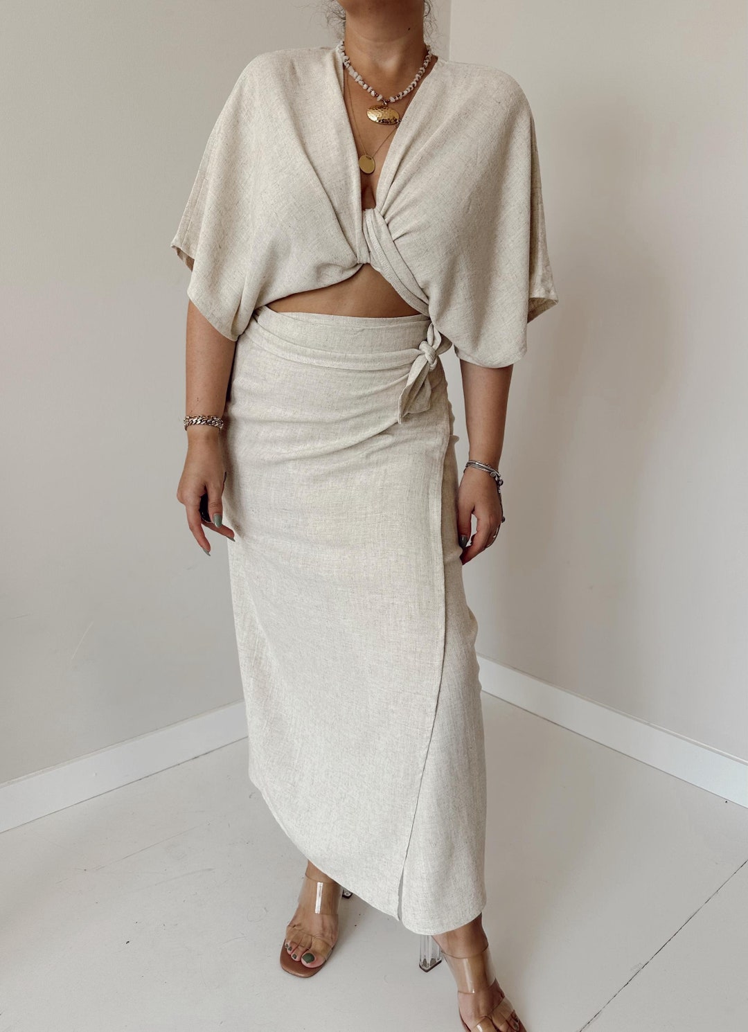 スカート Lisiere Linen Wrap Skirt il_1080xN.6293164743_jvq1.jpg