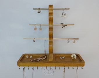 Wall Mount Jewelry Holder - Etsy