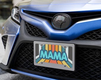 Matrícula Mamá, Matrícula Retro Personalizada, Matrícula Mamá Personalizada, Matrícula Mamá, Matrícula Personalizada, Matrícula Retro, Matrícula Mamá Personalizada para Coche