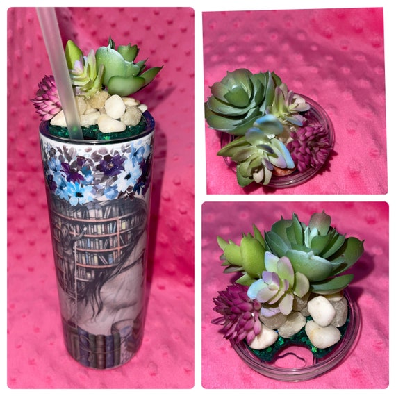 Tumbler Toppers / Succulent Topper / Plant Topper / Ice Topper