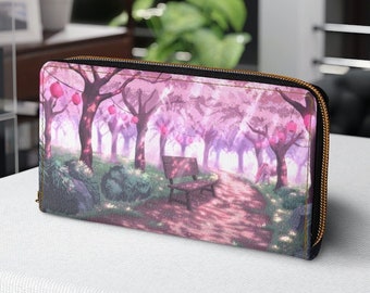 Womens Walle Blossoming Light Pink Sakura Flowers Beautiful Womens Wallets Travel Trifold Wallet Multi Card Organizer Clutch Wallet For Women Blockin Womens Walle Blossoming Light Pink Sakura Flowers Beautiful Womens Wallets Travel Trifold Wallet Multi Card Organizer Clutch Wallet For Women Blockin