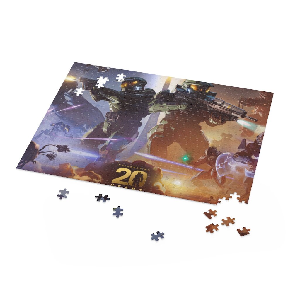 Halo Jigsaw Puzzle Halo 20th Anniversary Custom Puzzle | Etsy