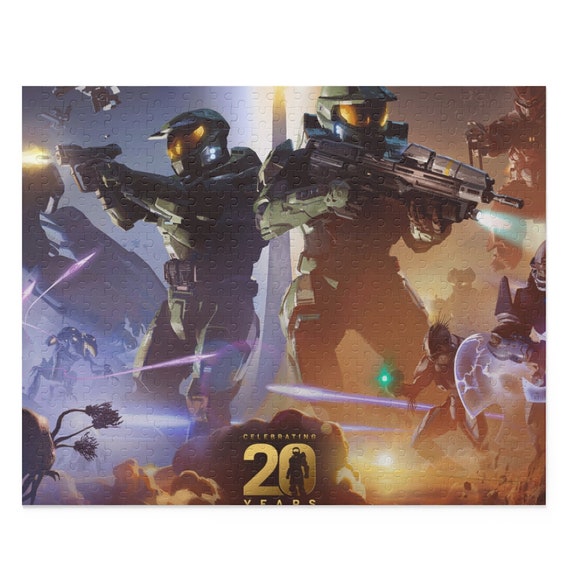 Halo Jigsaw Puzzle Halo 20th Anniversary Custom Puzzle | Etsy