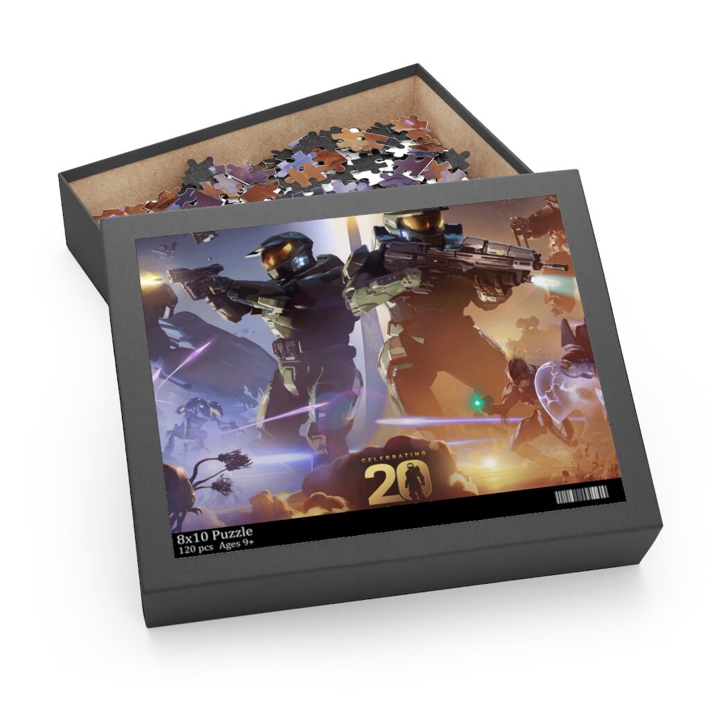 Halo Jigsaw Puzzle Halo 20th Anniversary Custom Puzzle | Etsy