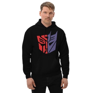 Autobots vs Decepticons Sigil 2.0 Transformers G1 Heavy Blend Pullover Hoodie