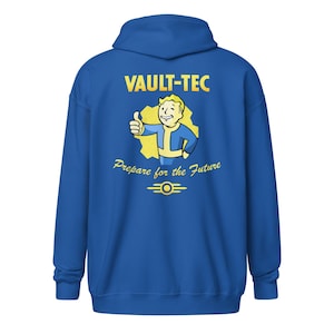 Vault-Tec – Prepare for the Future Fallout Adult Heavy Blend Zip Hoodie