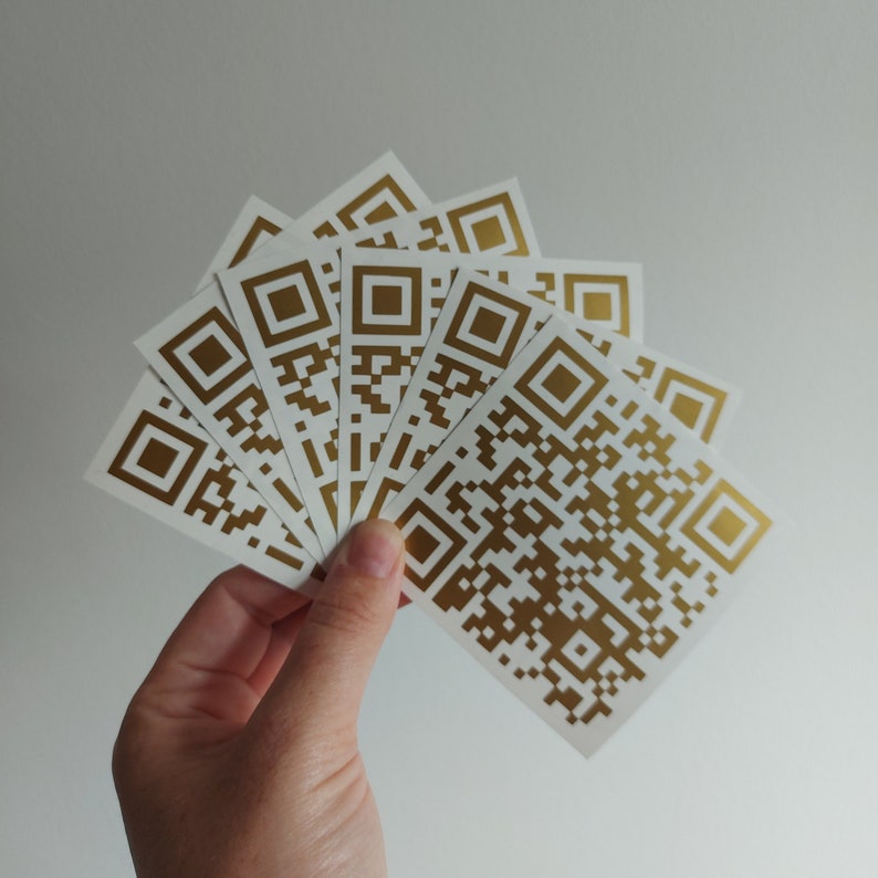 QR Code Vinyl Decal QR Code Sticker Scan Code Scan Vinyl Etsy UK