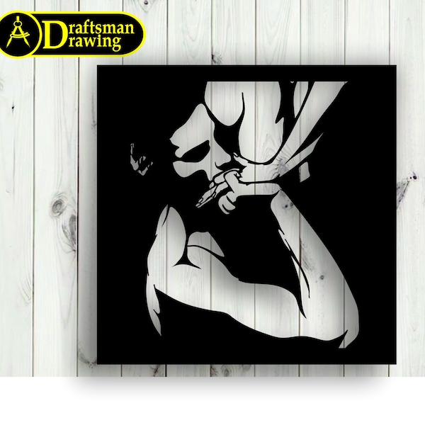 Women and Men  Wall art Decor vector drawing file for laser cutting , plasma cutting ( dxf , dwg , cdr , svg ) Metalic & Wood CNC machine!