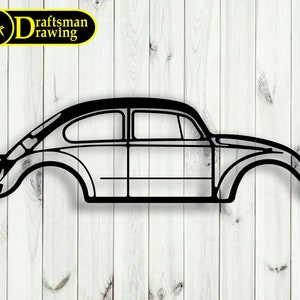 Car Wall art Decor vector file for laser cutting , plasma cutting ( svg , dxf , dwg , cdr ) Metalic & Wood CNC machine!