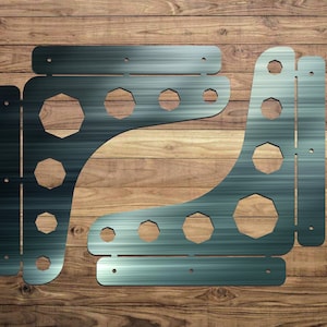 10&quot; Shelving Bracket  Drawing file for laser cutting , plasma cutting and waterjet cutting.( svg , dxf , dwg , ai , cdr )