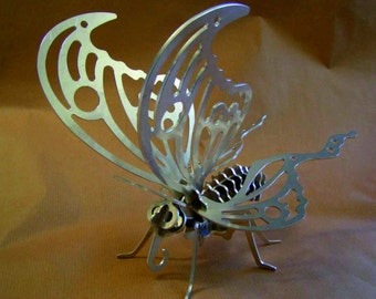 butterfly puzzle for adult drawing file for laser cut (svg,ai,dxf,dwg,cdr file)