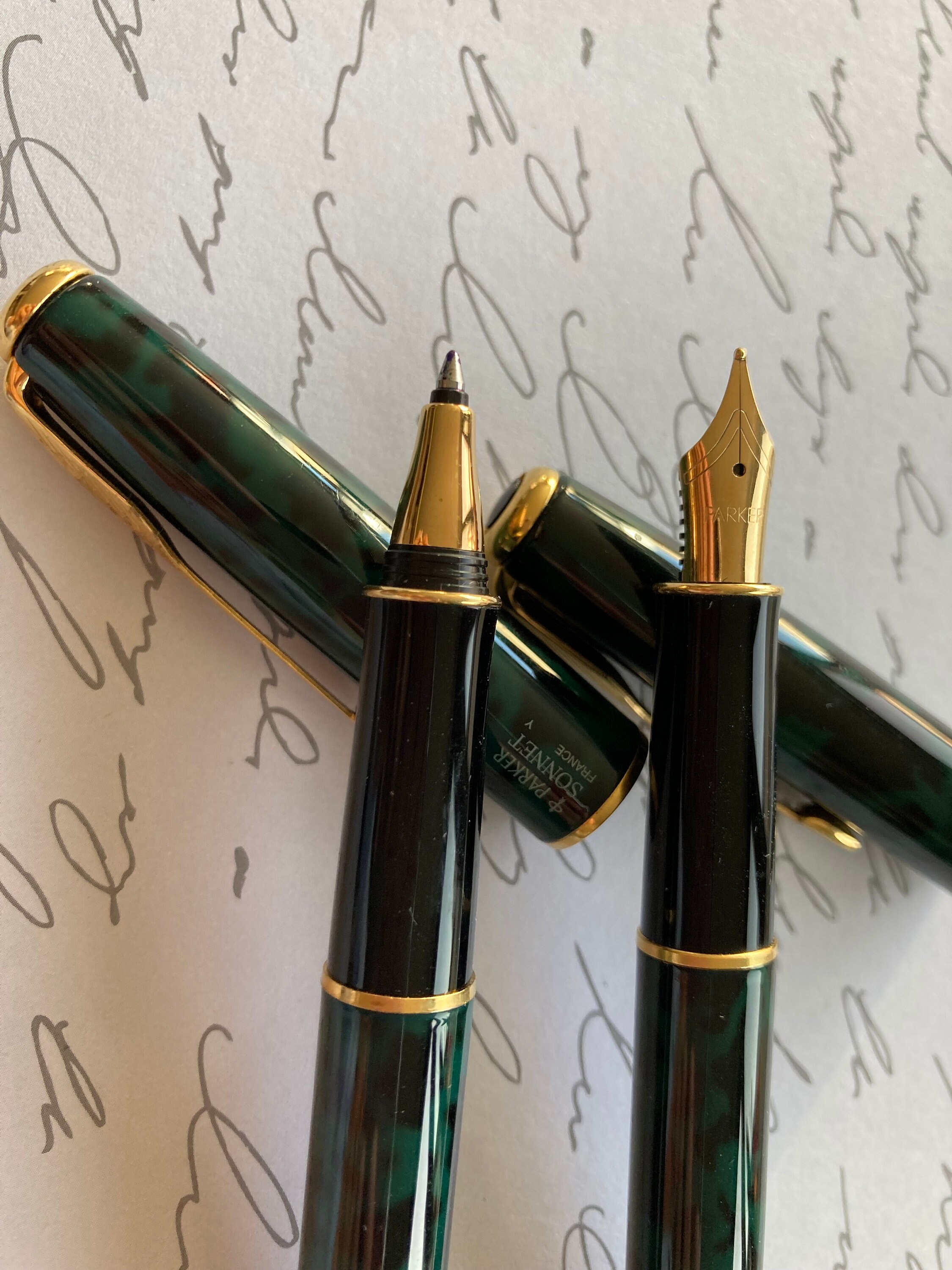 Parker Sonnet Lacquer Forest Green - Etsy