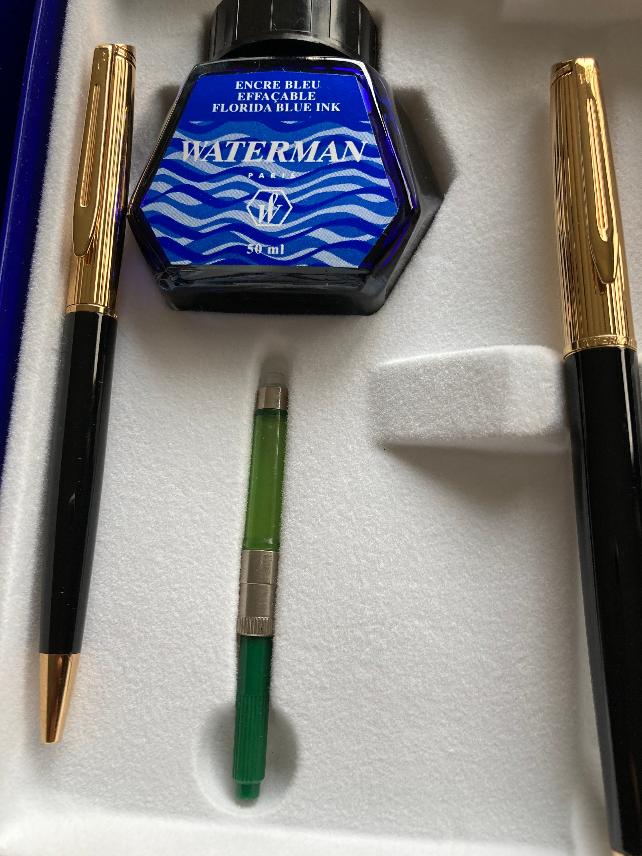 Stylo Plume Waterman Expert Première Génération Bleu - Occasion, Modèle Prestige En Résine
