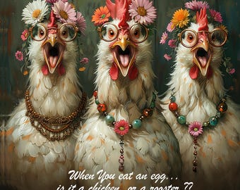 Hilarious Chicken in Red Dress Download PNG Clipart, Digital Funny Farm  Animal Clip Art for DIY Crafts, Gifts, Sublimation, Scrapbooking - Etsy