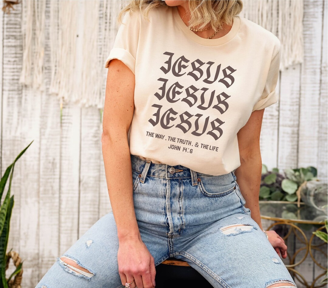 Jesus Shirt Christian Shirts for Unisex Christian Apparel - Etsy