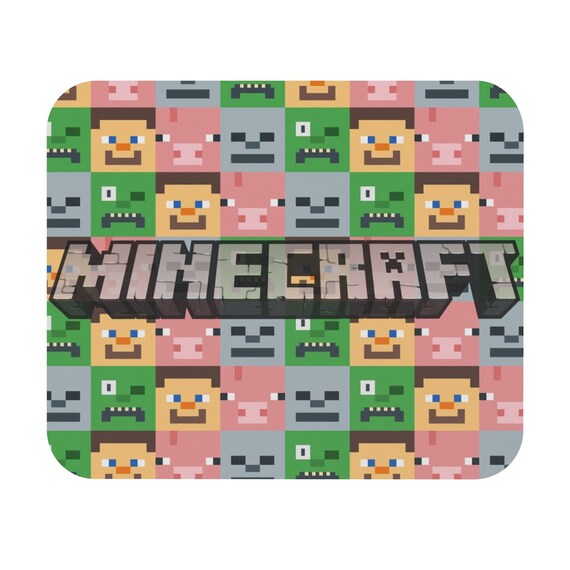 Minecraft Gaming Mouse Pad Minecraft Mouse Pad Minecraft Etsy