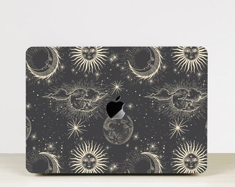 Rocket Star Moon Art MacBook Case Cover for Macbook Pro 13 16 15 inch Air 13 2020 Macbook Air 1113 Pro Retina Laptop Hard Case