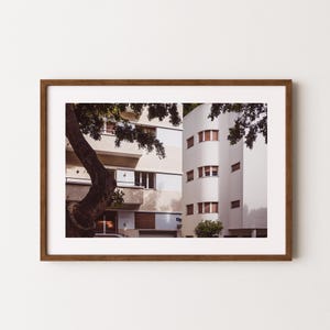 Bauhaus in Tel Oriental Poster | Bauhauskunst | Bauhaus Plakat | Israel Druck | Tel angepasste Kunst | Israel Geschenke | Fotografie Drucke | schöne Kunst