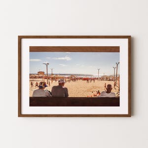 Beach in Tel Aviv poster | Israel poster| Beach decor | Beach art print | photography prints | Boho wall art | photo gift | fine art print