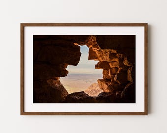 Masada in Israel Poster | Israel Druck | Wüste Kunst | Totes Meer Druck |  Landschaft Wandbild | Israel Geschenke | bildende Kunst | jüdische Kunst