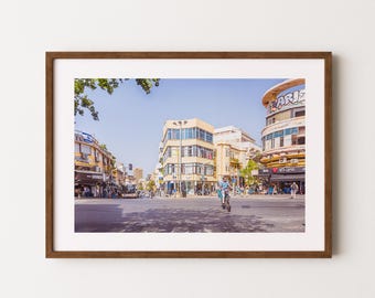 Shuk HaCarmel in Tel Living Poster | Israel Poster | Reisedruck | Vintage Plakat | Tel Living israel Landschaft | Fotografie Drucke | schöne Kunst