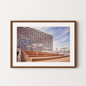 City Hall in Tel Aviv poster | Israel poster | Vintage poster | Travel print | Boho wall art | photography prints | Tel Aviv print |Fine art