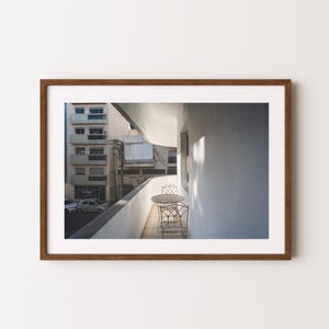 Bauhaus Poster Tel Aviv | Tel Aviv Florentine Print | Israel Wall Art | Urban Photography | White City Israel | Minimalist Home Decor