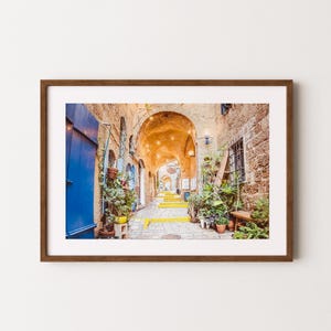 Old Yafo in Tel Aviv poster | Israel poster | travel print | Israel art | photography prints | Tel Aviv Israel landscape | fine art print