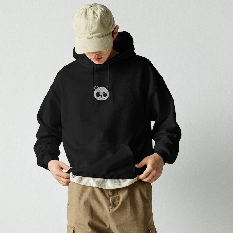 Red Panda Appliqued Fleeced Hoodie Co-ord Set main image 1