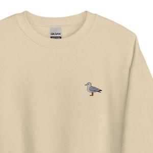 Besticktes Sweatshirt Geschenk, Unisex Pullover mit Rundhalsausschnitt, handgefertigter Langarmpullover - 10 Farbauswahl