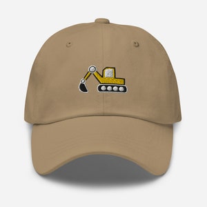 Bagger Dad Hut, gestickte Unisex Kappe, handgefertigte verstellbare Baseballkappe, Baugeschenk