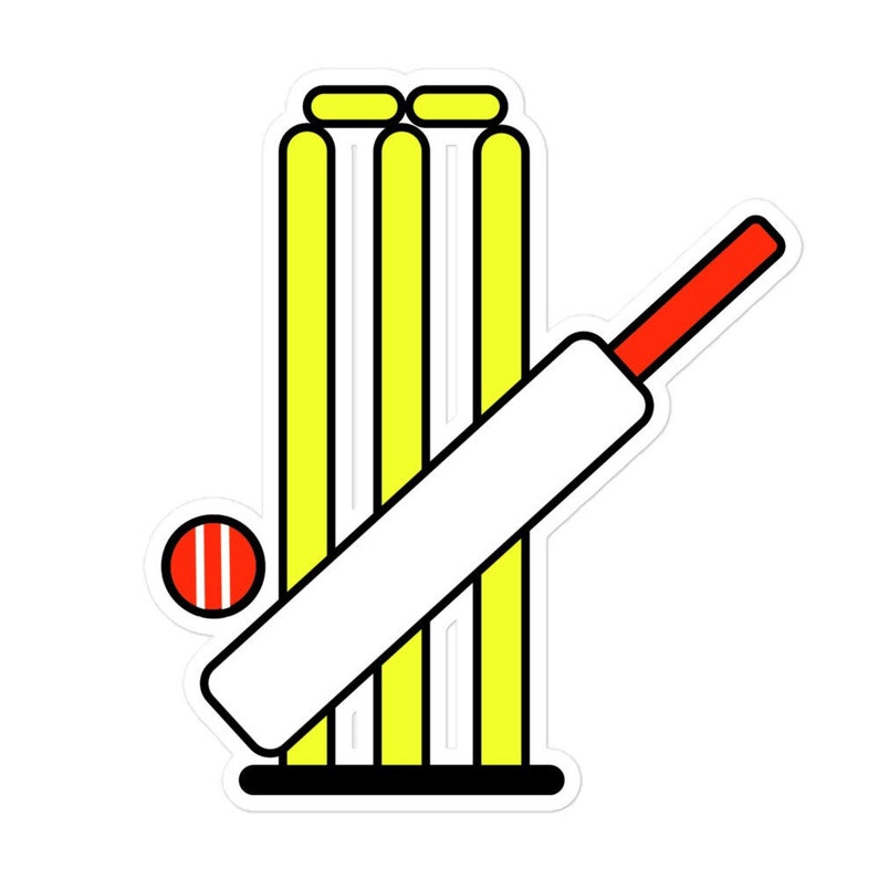 Cricket Bat Decal, Premium Cricket Sticker, Cricket Bat Bubblefree
