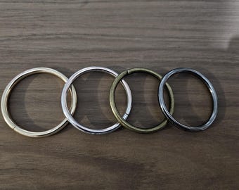 1 1/2" O-Rings, 38mm O-Rings, O-Rings Non-Split Non-Welded, 3.8 Thick O-Rings, 4-in a Pack, Round Rings, Circle Rings, Strap Connectors,