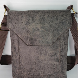 Bolso bandolera, bolso bandolera, bolso bandolera The Craggan, bolso bandolera de piel sintética, bolso bandolera, bolso de regalo, bolso de piel vegana, bolso de trabajo,