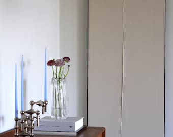 The Fine Line | Contemporary, modern and minimalist art | Handmade Abstract Textured Japandi | Elegant & Unique | wooden frame | plaster art