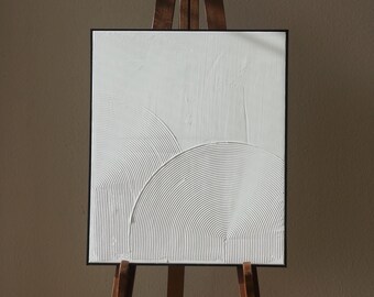 VENDA DE ARQUIVO 12 | Arte contemporânea, moderna e minimalista | Japão abstrato feito à mão | Elegante e Único | arte em gesso texturizado