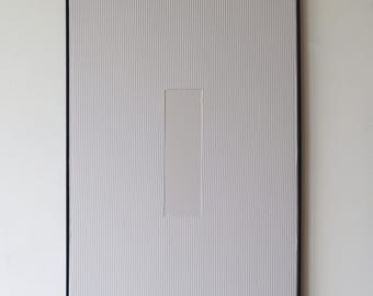 VENDA DE ARQUIVO 08 | Arte contemporânea, moderna e minimalista | Japão abstrato feito à mão | Elegante e Único | arte em gesso texturizado